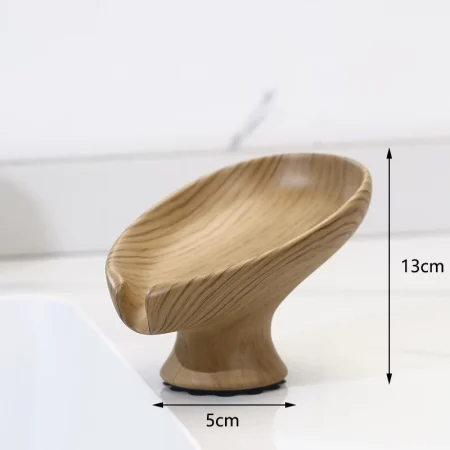 Wood Grain Standing Soap Dish