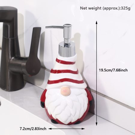 Christmas Bid Beard Soap Dispenser
